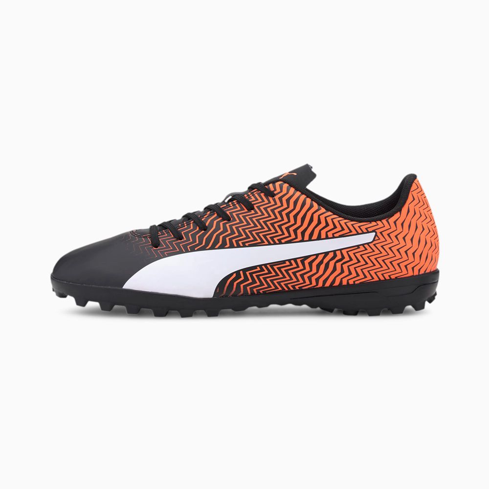 Puma Rapido II TT Férfi Focicipő - Narancssárga/Fekete/Fehér ( Hungary - SIRMO3025 )